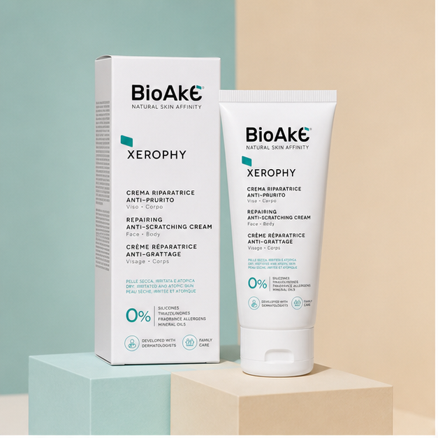 Xerophy 24 cream on a bright shelf